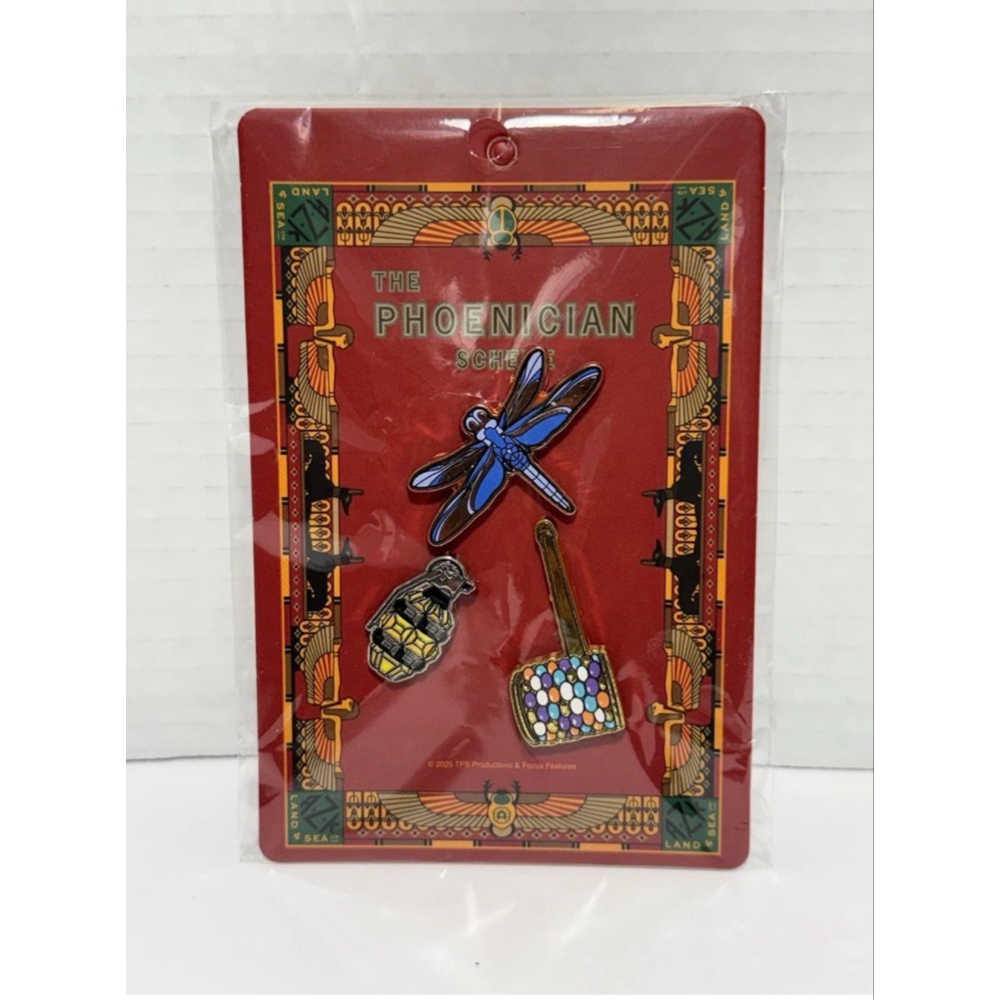 The Phoenician Scheme
Movie Pin Set- Alamo
Drafthouse Exclusive - Wes
Anderson